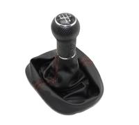 BLBNEZBZTY Car Gear Shift Head Gear Shifter Knobs for Seat for Leon 2000 2001 for Toledo 1999 2000 2001 5 Speed Gear Lever 23 Mm Hole Car Shift Knob Leather