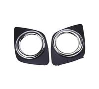 BLBNEZBZTY Fog Light Grille Compatible with Toyota For RAV 4 2009-2013 Front Lower Bumper Cover Trim 52128-0R040 52128-0R010 Fog lamp surround trim(1 Pair)