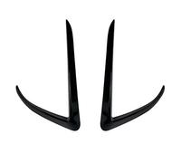 BLBNEZBZTY For Tesla For Model 3 Y 2017 2018 2019 2020 2021 Front Bumper Cover ABS Lamp Trim Carbon Fiber tail lights(My Gloss Black)