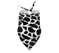 Blcke Giraffe Skin Pattern Cute Pet Bandana Scarf Triangle Drool Bib Stylish Handkerchie Fit Cats Dogs Pet Gifts