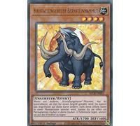 BLCR-DE051 - Crystal Monster Amber Mammoth - Ultra Rare - German - 1st Edition - in Set with Ultrapro Toploader - Yugioh