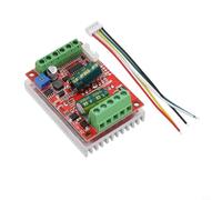 BLDC Motor Controller Driver Board for DC 12V/24V/48V Brushless Motors, 6-60V Input, 400W 3-Phase Hall Sensor Compatible, Forward/Reverse Control, & Analog