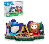 BLDR Squishmallows 246-piece Camping Adventure Building Set 0050 - Includes Squishmallows Buildable Figures Cam and Benny Ages 8+