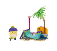 BLDR Squishmallows Maui's Skatepark Building Set - Maui the Pineapple Buildable Figure - Squishmallows Fans 8+, 0244