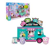 BLDR Squishmallows Squish Tour Van Building Set - Cam The Cat, Bubba The Cow, & Brina The Bigfoot Buildable Figures - Squishmallows Fans 8+, 0098