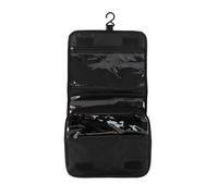 Bldrwer Toiletry Bag for Men, Girls, Women's Make-Up Bag, 1 Piece Toiletry Bag, Multiple Compartments, Large Capacity, for Travel, Bathrooms, Toiletries (Brown), Black/White, Fashion