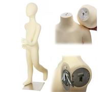 Ble Kids Mannequin Dress Form, Flexible Full Body Torso Manikin Faceless Child Clothes Display Dummy Age 1 2 3 4 5 6 8 10 12 13 14 Years Old, Sewing, Unisex,Beige-3 Yea,Beige-3 ,Beige-3 Years Old