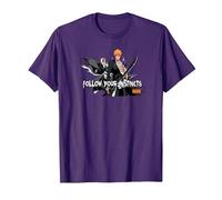 Bleach Follow Your Instincts Anime T-Shirt, Men, Purple, Large