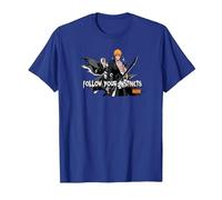 Bleach Follow Your Instincts Anime T-Shirt, Men, Royal Blue, Large