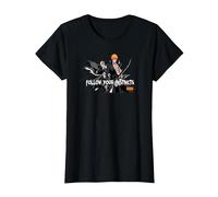 Bleach Follow Your Instincts Anime T-Shirt, Women, Black, Large