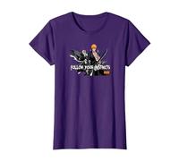 Bleach Follow Your Instincts Anime T-Shirt, Women, Purple, Medium