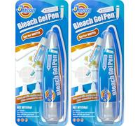 Bleach Gel Pen, Bleach Pen, Stain Remover Pen, Mold Stain Remover Gel Cleaner, Clothing bleached DIY design, Travel Accessories, Lnstantly Remove Stains, 2PCS
