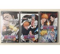 Bleach Heat the Soul 4 5 6 3Games set Sony PlayStation Portable PSP Japan Tested