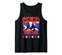 Bleach Ichigo Soul Reaper Groovy Abstract Vintage Anime Tank Top
