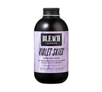 Bleach London Violet Skies Colour - Semi-Permanent Hair Colour, Bright True Pink, Vegan, Cruelty Free, Vibrant Temporary Hair Colour Cream, 150 ml