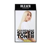 Bleach London Champagne Super Toner Kit - Ammonia-Free Toning for Golden Hour Blonde Finish - Ideal for Neutralising brassiness - with Smooth and Shine Complex (Complete Kit)
