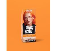 Bleach London Curious Orange Semi-Permanent Hair Colour Cream - Electric Orange, Vegan, Cruelty Free, Vibrant Temporary Hair Dye 150 ml
