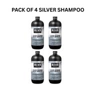 Bleach London Silver Shampoo High-Pigment Vegan, Cruelty-Free 500ml Pack of 4