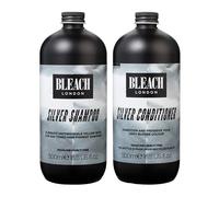 Bleach London Silver Toning Shampoo and Conditioner Set Purple 2x 500ml