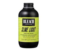 BLEACH LONDON Slime Light Semi-Permanent Hair Colour Cream - Electric Green, Vegan, Cruelty Free, Vibrant Temporary Dye 150 ml