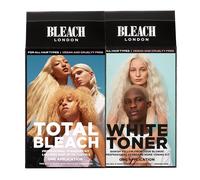 BLEACH LONDON Total Bleach Kit x BLEACH LONDON White Toner Kit, For Creating a Cool Blonde Base