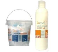 Bleach & Peroxide Set Includes 1 Cream Peroxide 6% - 20 Vol 250ml & 1 Trulites Rapid Blue Powder Bleach 500g