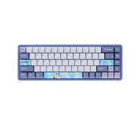 Bleach Rukia Kuchiki Full Art keycap Set PBT Dye Sub Keycaps for Mechanical Gaming Keyboards, Cherry MX Switches, Custom Side Print, ANSI ISO Support, US Layout - Officially Licensed