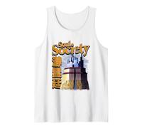 Bleach Seireitei Soul Society Cityscape with Kanji Anime Tank Top
