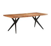 (bleached, 200 x 90 x 76 cm) vidaXL Dining Table Home Kitchen Dining Room Dinner Table Breakfast Side Table