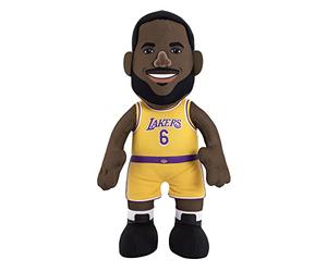 Bleacher Creatures Los Angeles Lakers Lebron James 10 Inch Plush Figure - A Legend for Play or Exhibit