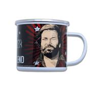 Blechwarenfabrik Braunschweig Bud Spencer The Legend EBB03 Enamel Cup Multi-Coloured 0.5 Litres 9 cm x 9 cm
