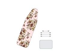 BLEDD Large ironing board cover (60x160cm), beautifully printed and easy to fit, perfect for refurbishing your ironing board