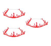 Bleeding Accesorios Para Halloween Vampire Cosplay Accessories Dripping Blood Drip Costumes for Girl Necklace Plastic Red