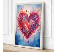 Bleeding Heart Canvas Wall Art Print 24x16 Inch