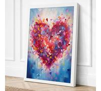 Bleeding Heart Canvas Wall Art Print 30x20 Inch