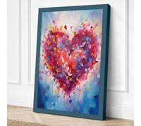 Bleeding Heart Canvas Wall Art Print 30x20 Inch