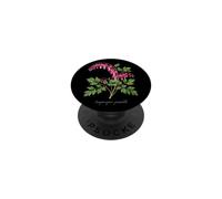 Bleeding Heart plant illustration Lamprocapnos spectabilis PopSockets Adhesive PopGrip
