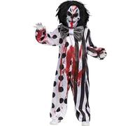 Bleeding Killer Clown Child Costume M 8/10