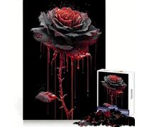 Bleeding Rose Puzzles for Teenagers 1000 Pieces Memory Power Mindful Escape Accurate Cut Memorable Gift (50x75cm)