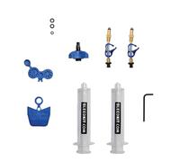 BLEEDKIT Mineral Brake - Complete Hydraulic Disc Brake Fluid Service with Syringes, Bleed Blocks & T10 Wrench for Brakes