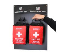 BLEEDSAVE Double Bleed Control Point Soft Case - 2X Enhanced Bleed Kits + Tourni-Keys