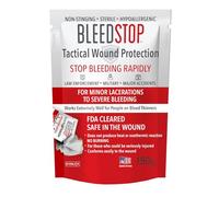 BleedStop Blood Clotting First Aid Powder, Patient Trauma Kit with Blood Thinning, Camping Safety and Survival Gear for Wounds