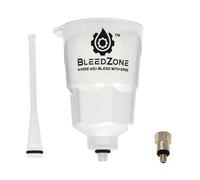 BleedZone Bleed Funnel and M4 Funnel Adapter for Zoom Hydraulic Brake Bleed Kit - Threaded Bleeder Kit - Bike and Zoom Brake Bleeding Adapter