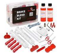 BleedZone Brake Bleed Kit for Shimano & Tektro Brakes - Complete Shimano Brake Bleed Kit with Mineral Oil, Brake Bleeding Kit Tools with Mineral Oil, Adapters and Funnel for Hydraulic Bike Brakes