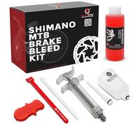 BleedZone Brakes Bleed Kit with 120ml Mineral Oil and Pro Syringe - Compatible with Shimano Bike, Bicycle Brake Bleed Kit