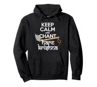 Bleib ruhig und chante das Hare Krishna Mantra and chante den Hinduism Pullover Hoodie