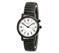 Blekon Original Light Up Dial Watch for Ladies - 33mm Case Push Button Glossy Expansion Band - Analog Watch with Glow in The Dark Dial, Ideal for Everyday and Party Wear