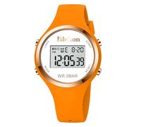 Blekon Original Outdoor Sport Watches Alarm Clock Waterproof Digital Watch, Orange, casual