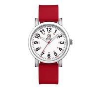 Blekon Women Analog Quartz Watch with Stainless Steel Strap SS-0794-WH-RED