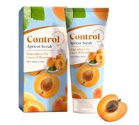 Blemish Control Apricot Scrub, Moisturising Skin Cleansing Exfoliating Apricot Body and Face Scrub, Radiant Skin and Effective, Exfoliating Formula with 100% Natural Exfoliants for Clearer (1Pc)